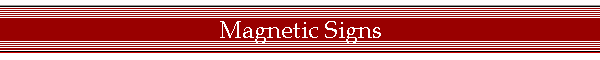 Magnetic Signs